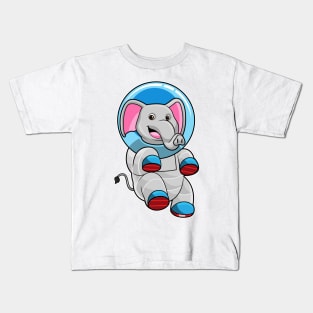 Elephant as Astronaut in Glass sphere Kids T-Shirt